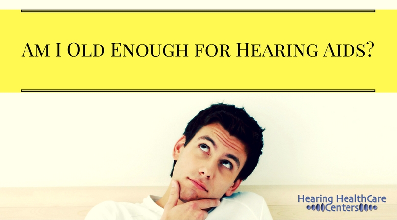 young adult man wondering if he is too young for hearing aids